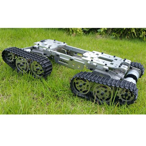 6-12v cnc metal robot rc tank tracked chassis show videos|Maker 101 .